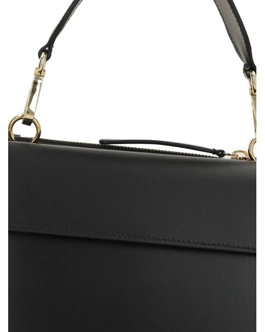 Wandler Black Small Hortensia Leather Tote Bag