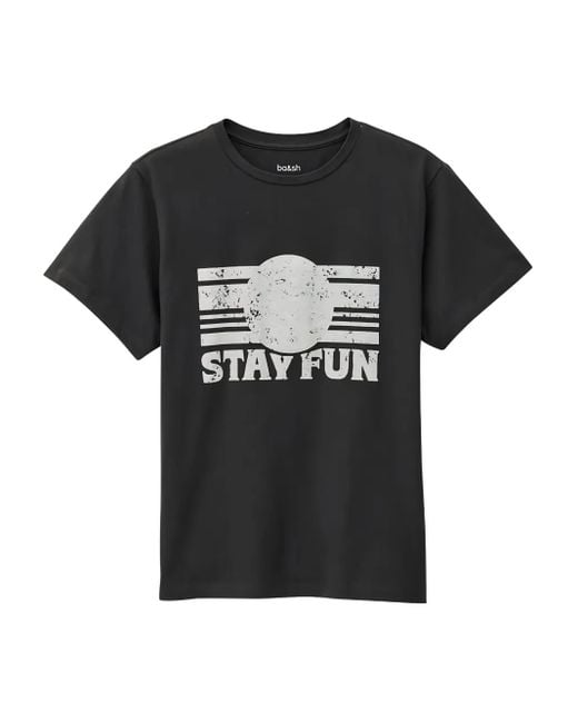 Ba&sh Black Reese Graphic T-Shirt