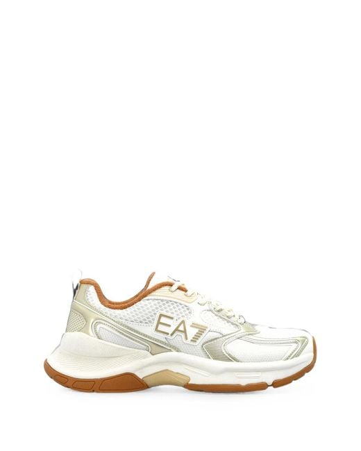 Baskets À Patch Logo EA7 en coloris White