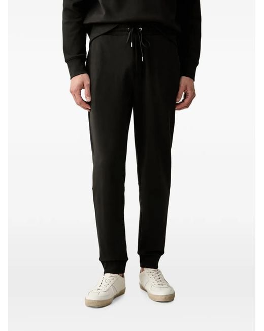 Michael Kors Black Logo-Patch Track Pants for men