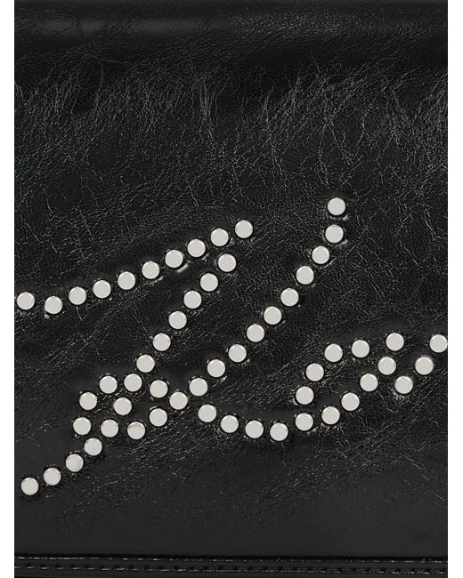 Karl Lagerfeld Black K/Skuare Cross Body Bag