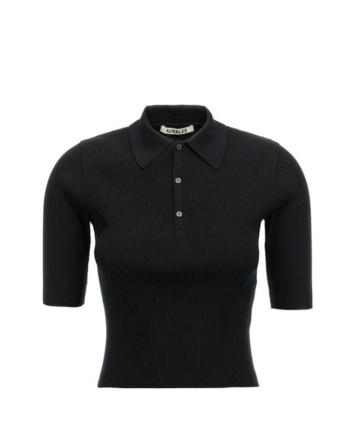 Polo di Auralee in Black