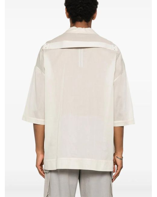 Rick Owens Magnum Tommy Overhemd in het White voor heren