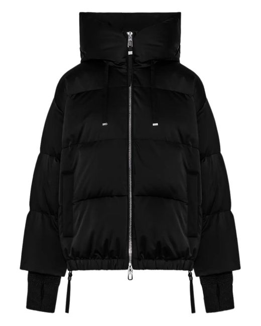 DUNO Black Quilted Puffer Jacket