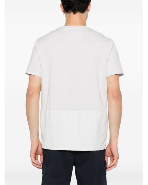 Camiseta Clint a paneles Parajumpers de hombre de color White