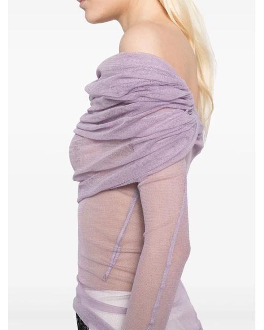 Christopher Esber Pink Veiled Top