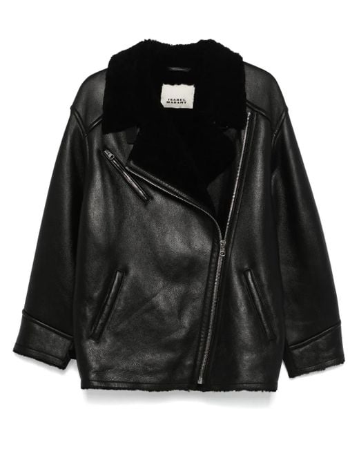 Isabel Marant Black Adelina Biker Jacket