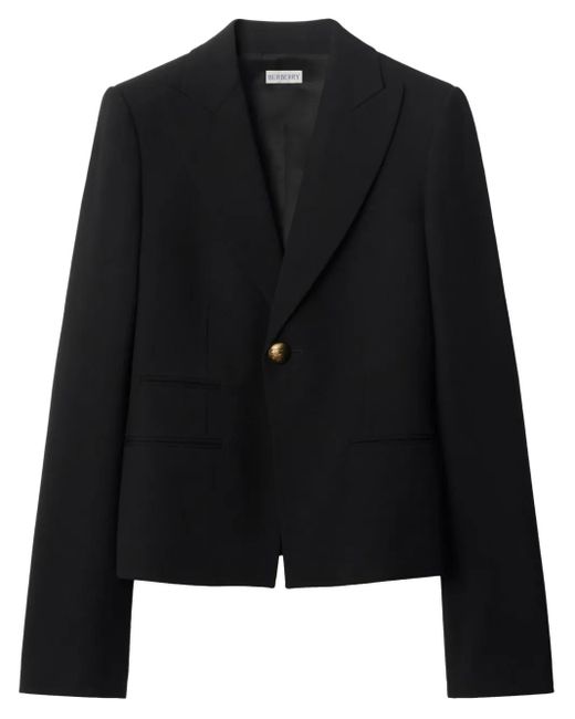 Burberry シングルジャケット Black