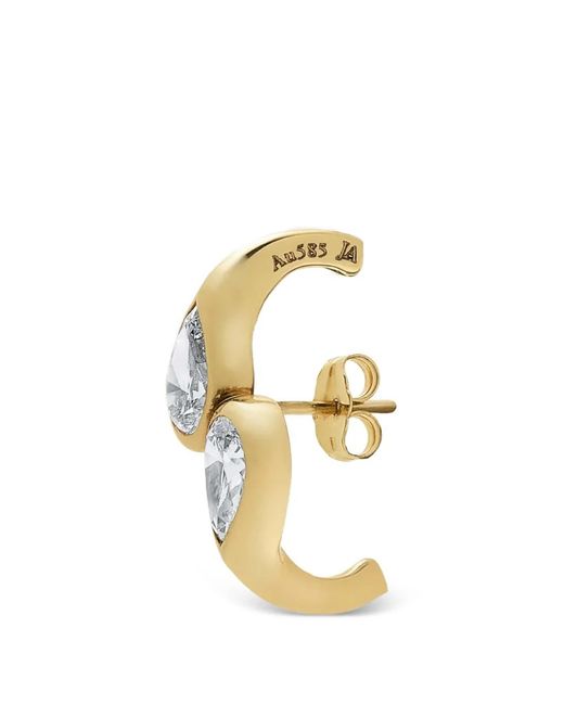 Jewels Aficionado Metallic Mika Diamond Ear Cuff