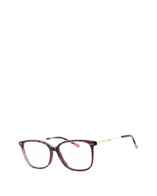 Missoni Purple Rectangle-Frame Glasses