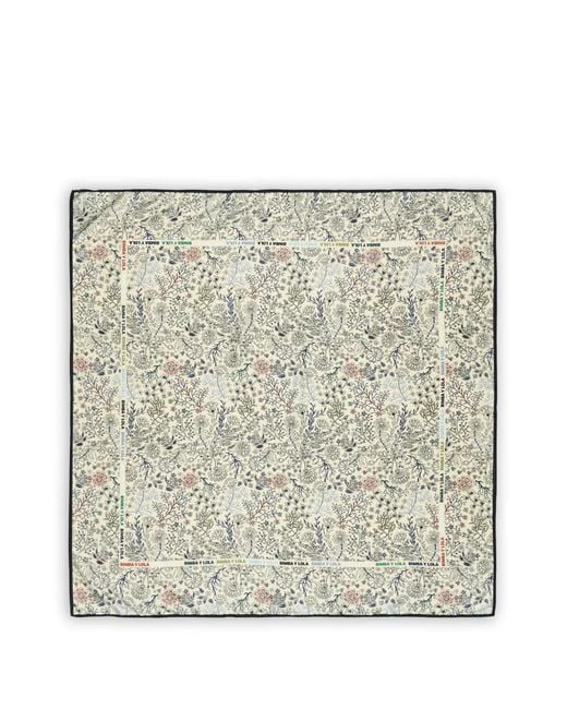 Bimba Y Lola Metallic Patterned Scarf