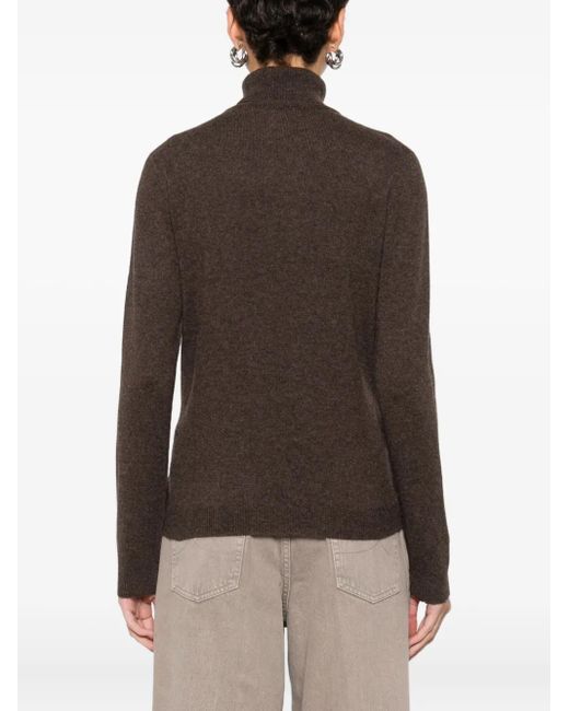 Barba Napoli Brown Pullover Mit Rollkragen
