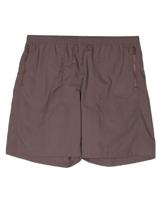 Undercover Purple Crease Effect Shorts