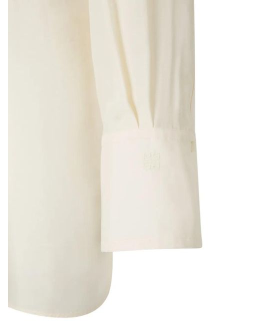 Givenchy White Pointed-Collar Mini Dress