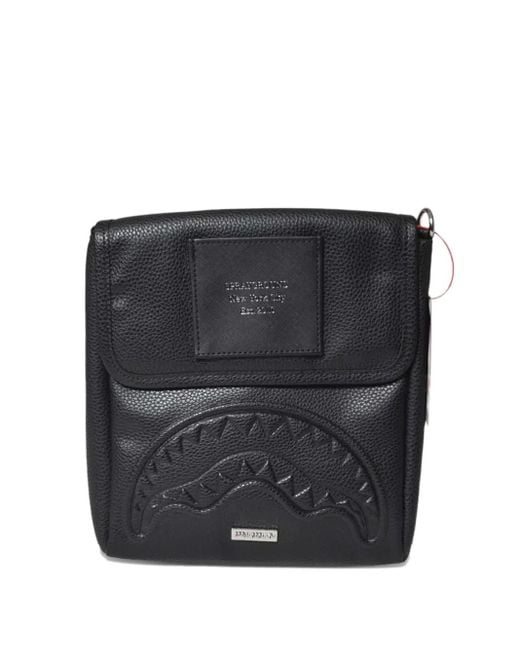 Sprayground Black Night Sky Embossed Messenger Bag