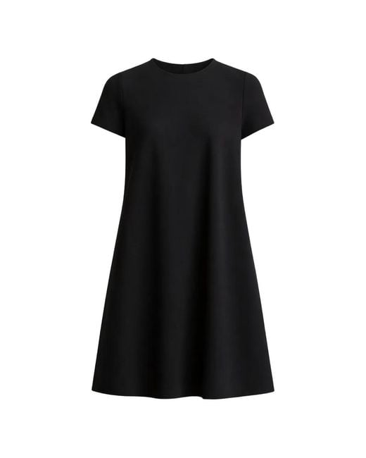 Vince Black Bias A-Line Mini Dress