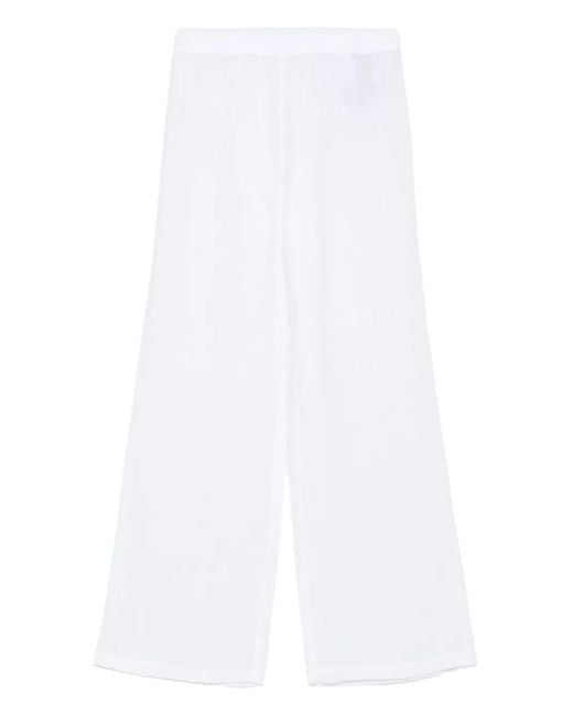 120% Lino リネン パンツ White