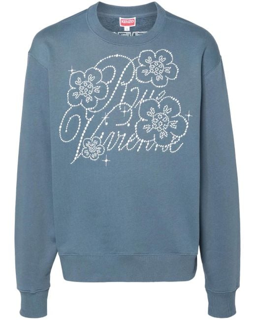 KENZO Blue Constellation Sweatshirt for men