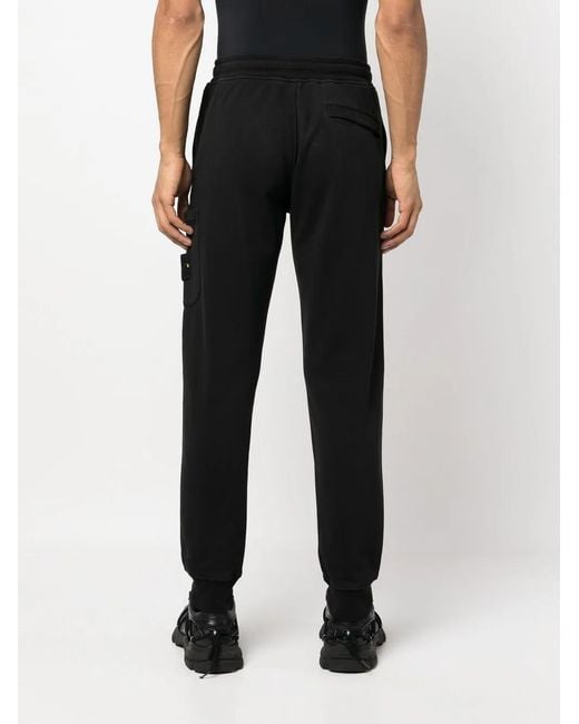 Stone Island Trainingsbroek Met Logopatch in het Black voor heren