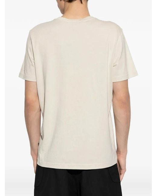 Moose Knuckles White Pocket Logo T-Shirt for men
