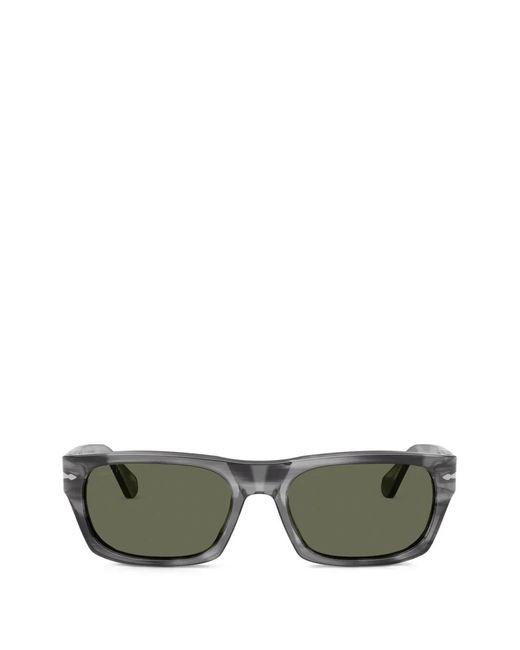 Persol Green Striped Sunglasses