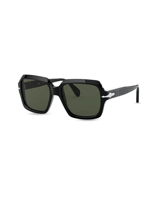 Persol Green Tinted Square-Frame Sunglasses
