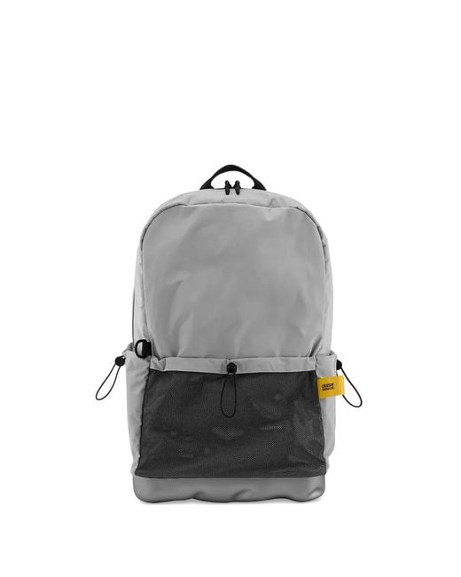 Crash Baggage Gray Logo-Detail Backpack
