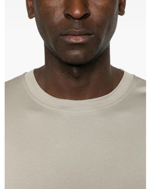 Eleventy White Crew-Neck Short-Sleeve T-Shirt for men