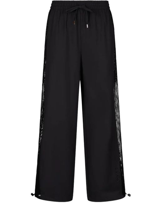 Liu Jo メッシュパネル パンツ Black