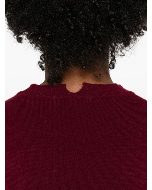 Daniele Fiesoli クルーネック セーター Red