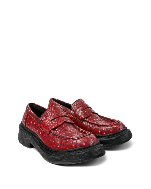 CAMPERLAB Red Patterned Vamonos Loafers