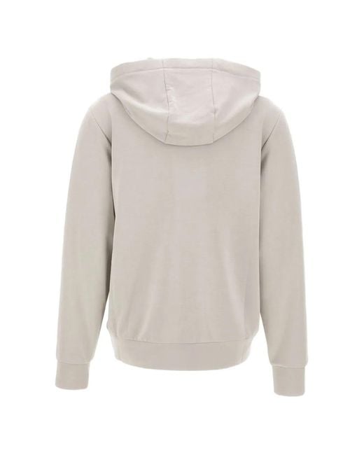 Colmar White Drawstring Zip Hoodie