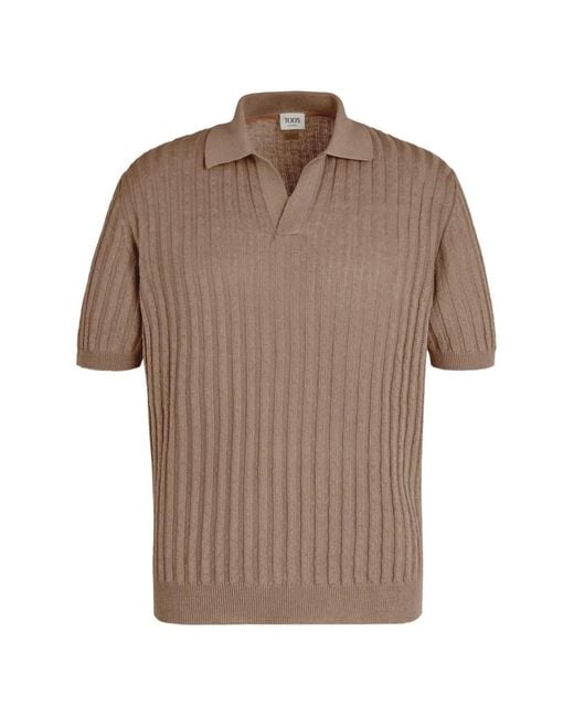 Polo De Canalé Tod's de hombre de color Brown