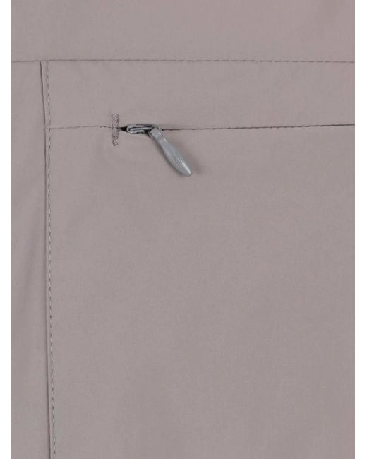 Herno Gray Hooded Zip Jacket for men