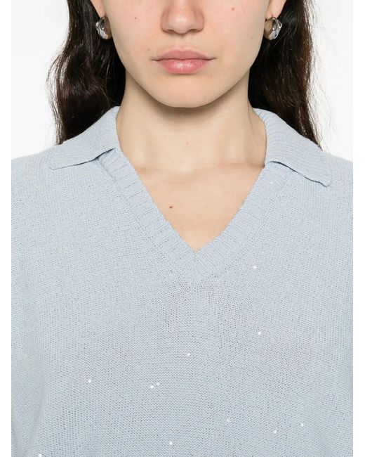 Panicale White Embellished Top