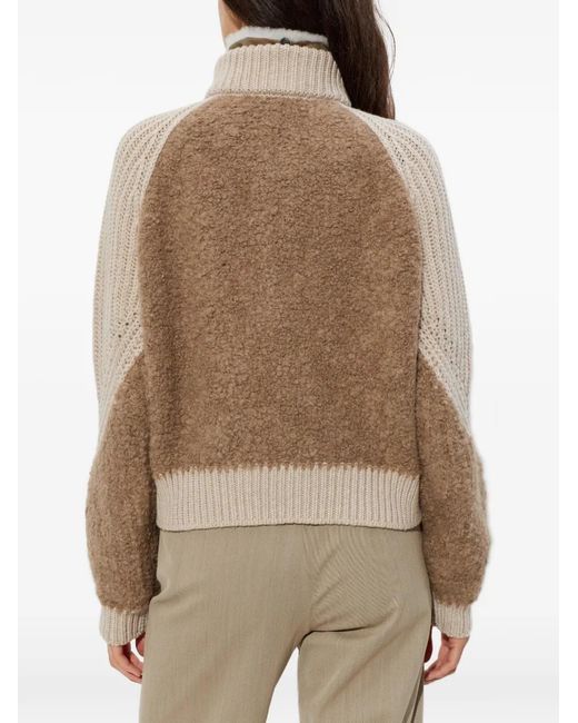 Sease Natural Zipped Sweater