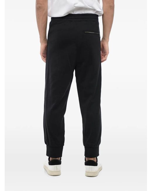 Neil Barrett Black Modernist Biker Track Pants for men