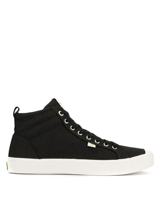 CARIUMA Black Oca Canvas High-Top Sneakers for men