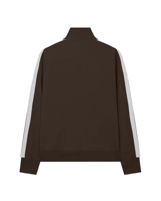 Palm Angels Black Classic Logo Track Sweater for men