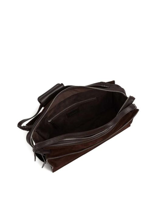Staud Brown Harold Suede Bag