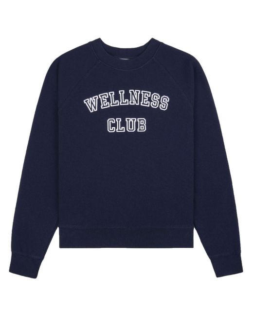 Sporty & Rich Blue Wellness Club Soft Sweatshirt
