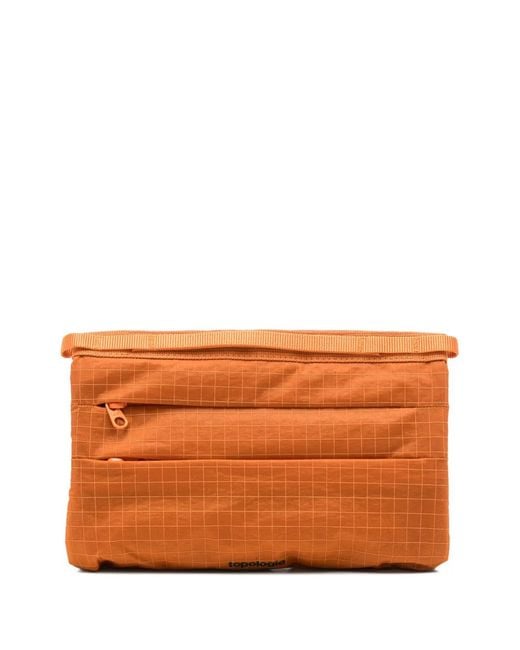 Topologie Orange Ripstop Clutch Bag