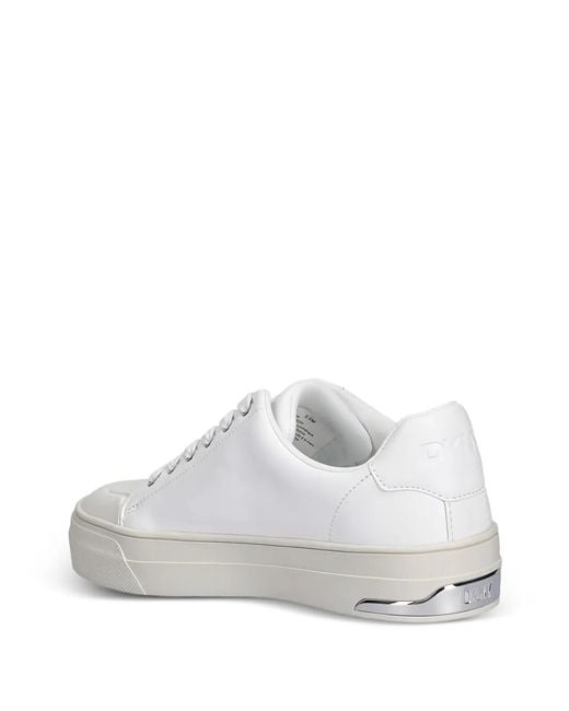 DKNY White York Sneakers
