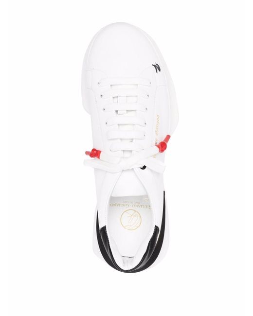 Sneakers chunky Raptor 1 di Giuliano Galiano in White da Uomo