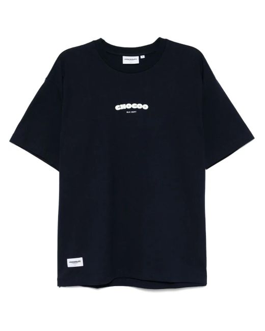 メンズ Chocoolate ロゴ Tシャツ Blue