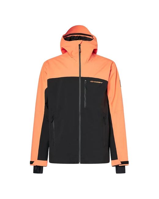 Oakley Black Tc Skull Reduct Shell Jacket for men