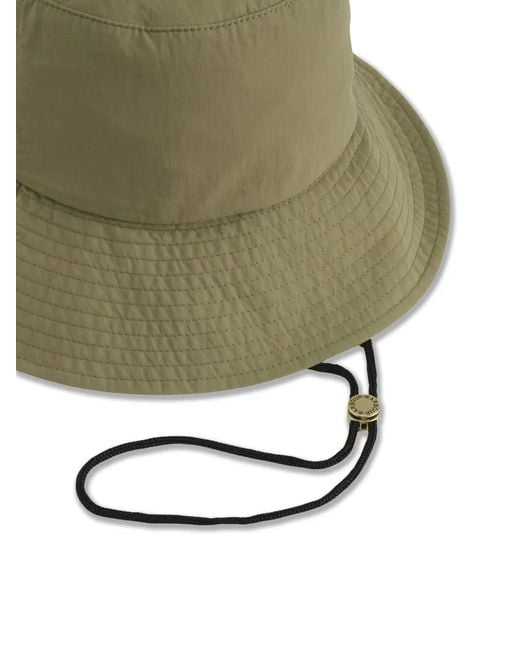 Barbour Green Flap-Pocket Bucket Hat