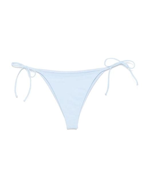 Mc2 Saint Barth Blue Bas De Bikini Basic