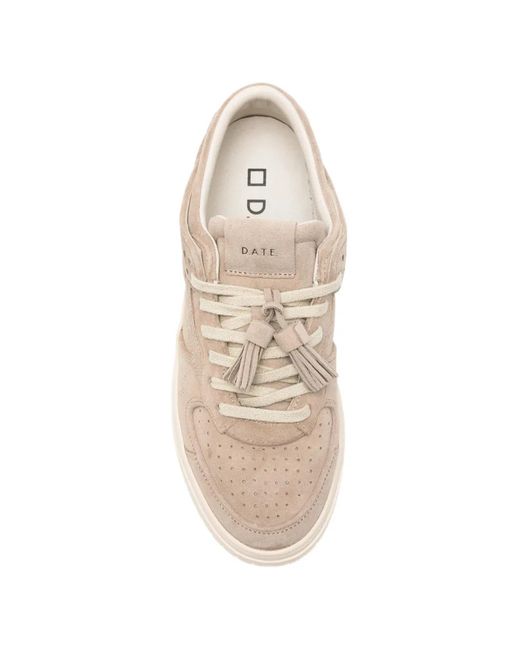Date Natural Torneo Tassel-Detail Sneakers for men
