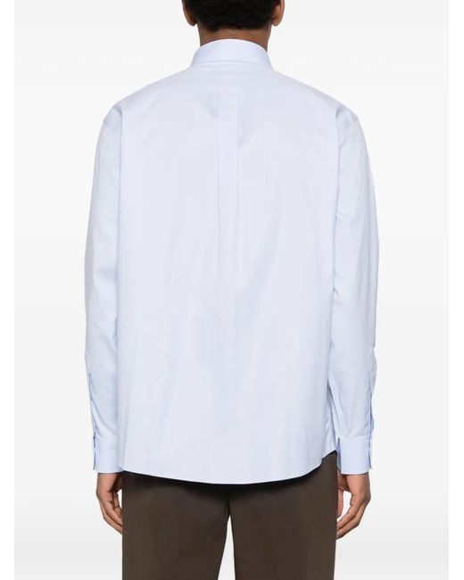 Brooks Brothers White Buttoned Long-Sleeve Shirt for men